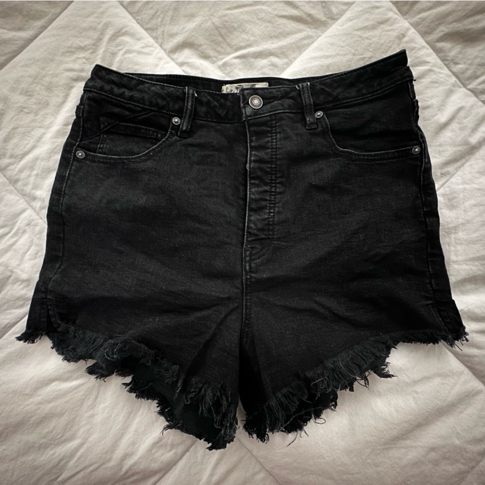Free people curvy denim shorts